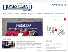 Tablet Screenshot of homesandlandmedia.com